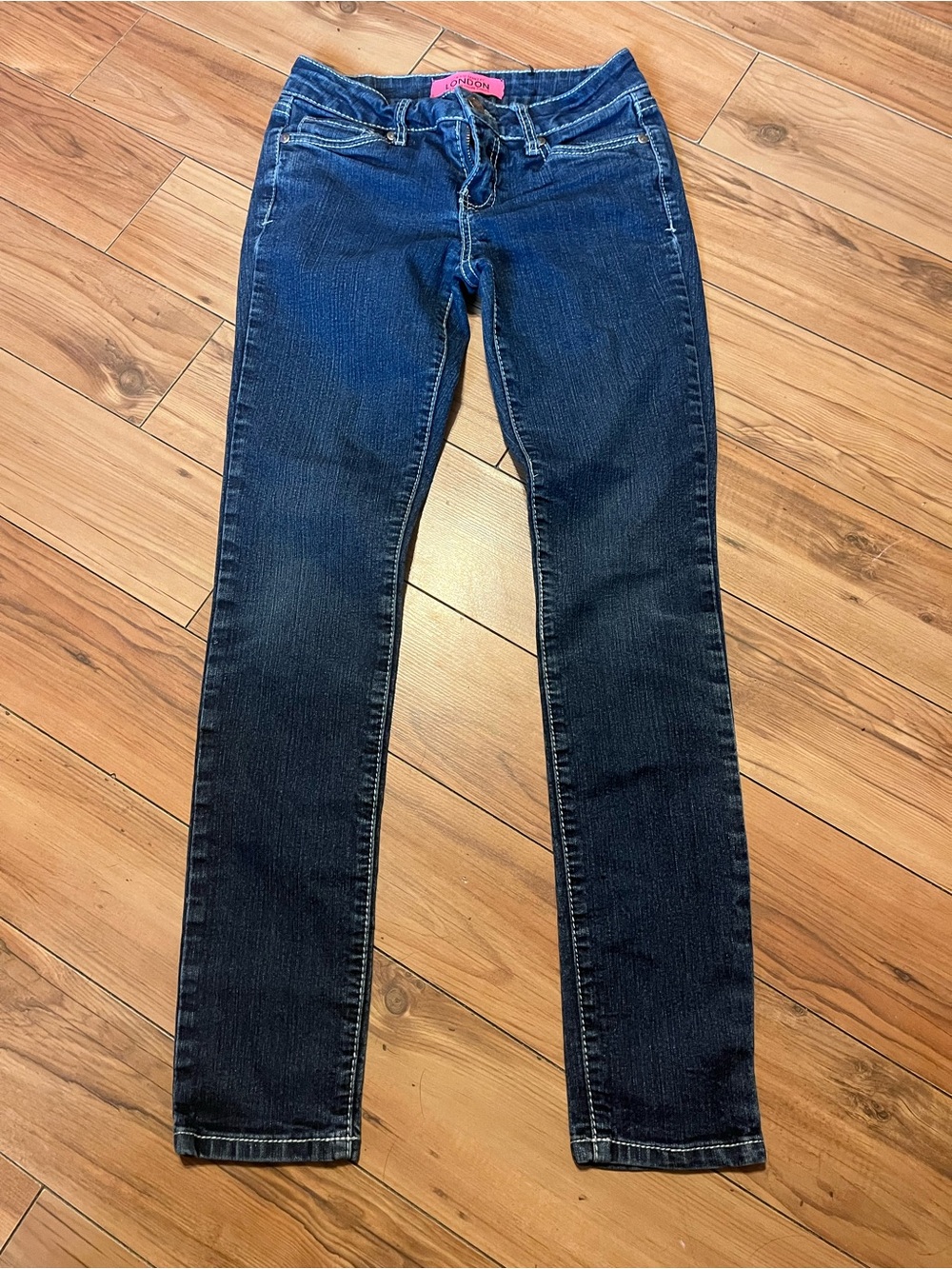 LONDONJEAN Indigo Skinny Jeans